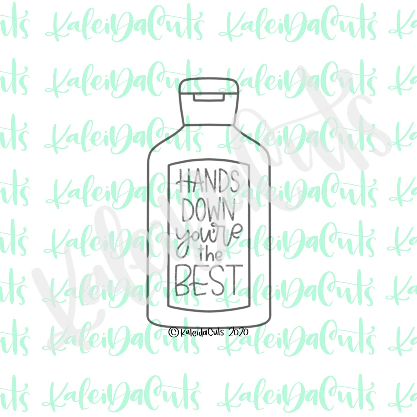 Tall Bottle Cookie Cutter (skinny design)