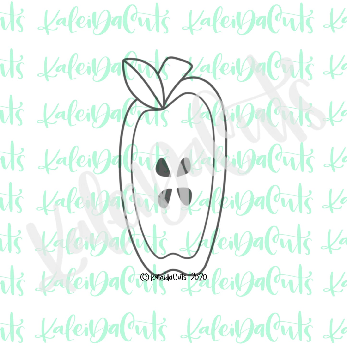 Tall Apple Cookie Cutter (skinny design)