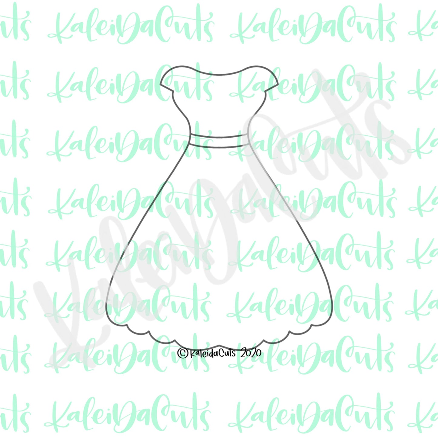 Wedding Gown 1 Cookie Cutter