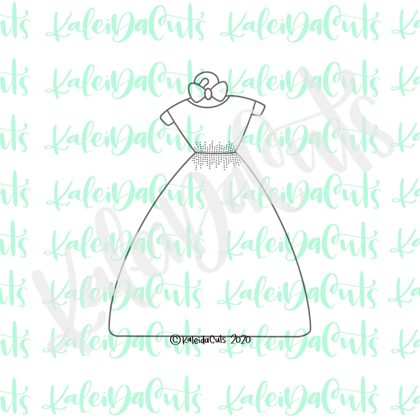 Dress on Hanger 1 Cookie Cutter
