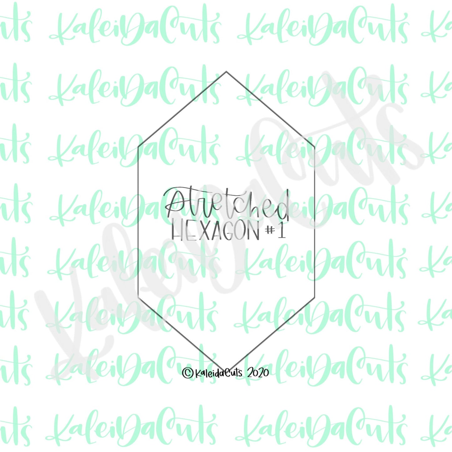 Stretched Hexagon 1 Cookie Cutter