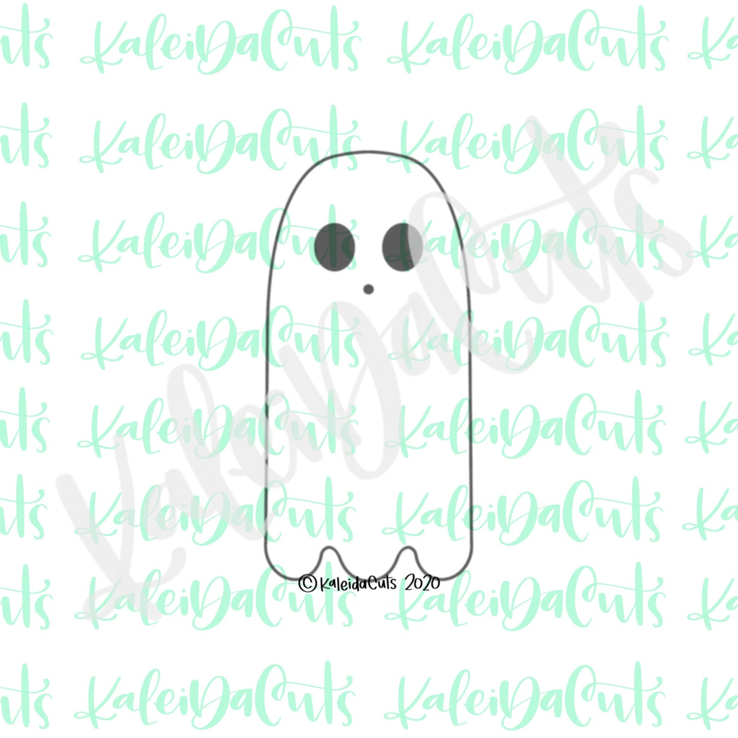 Tall Fall Ghost Cookie Cutter (cookie stick)