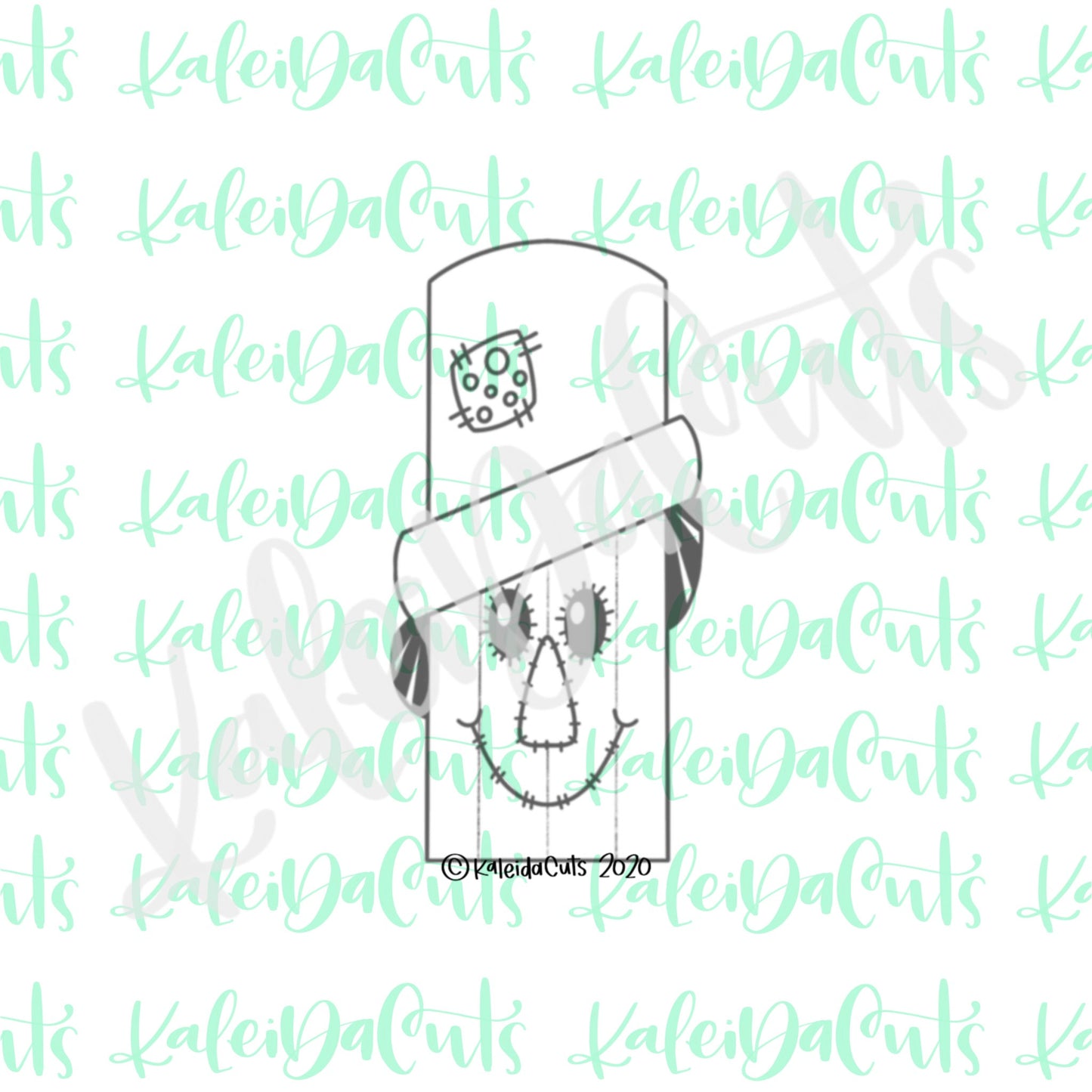 Tall Fall Scarecrow Cookie Cutter (cookie stick)