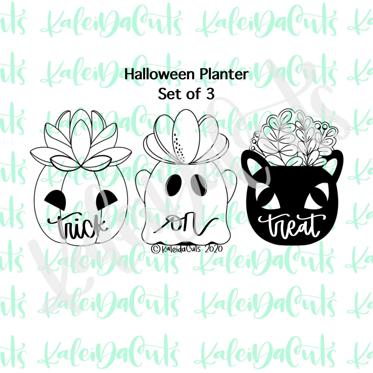 Halloween Planter Set of 3 Cookie Cutters