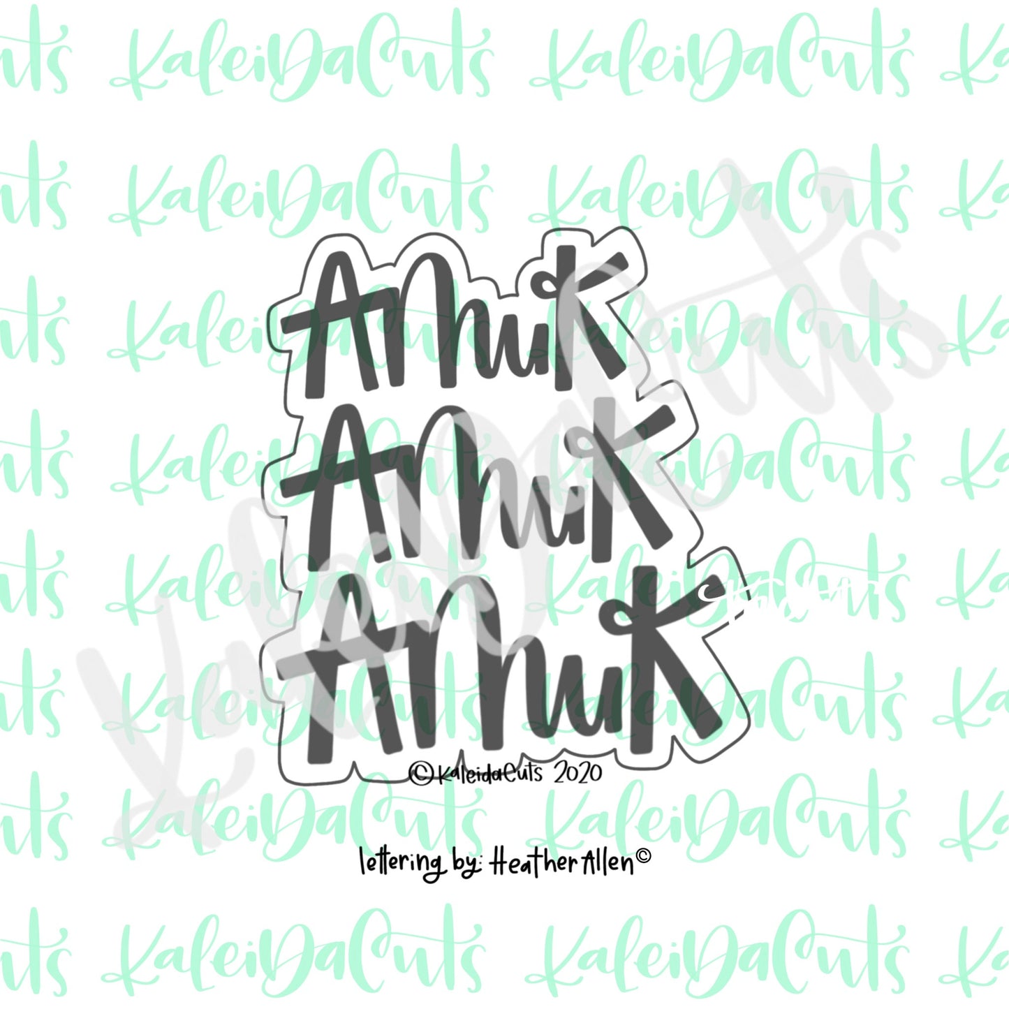 Amuk Amuk Amuk Cookie Cutter.