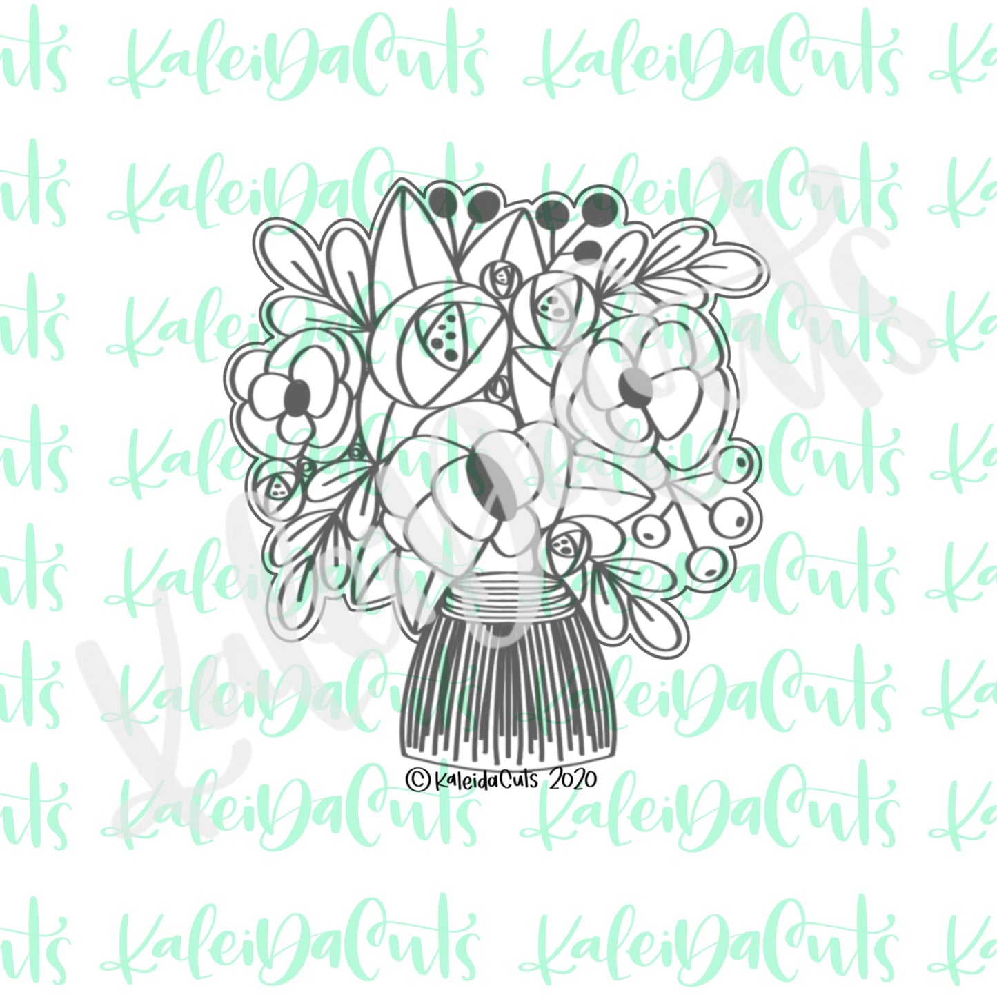 Wedding Bouquet Cookie Cutter