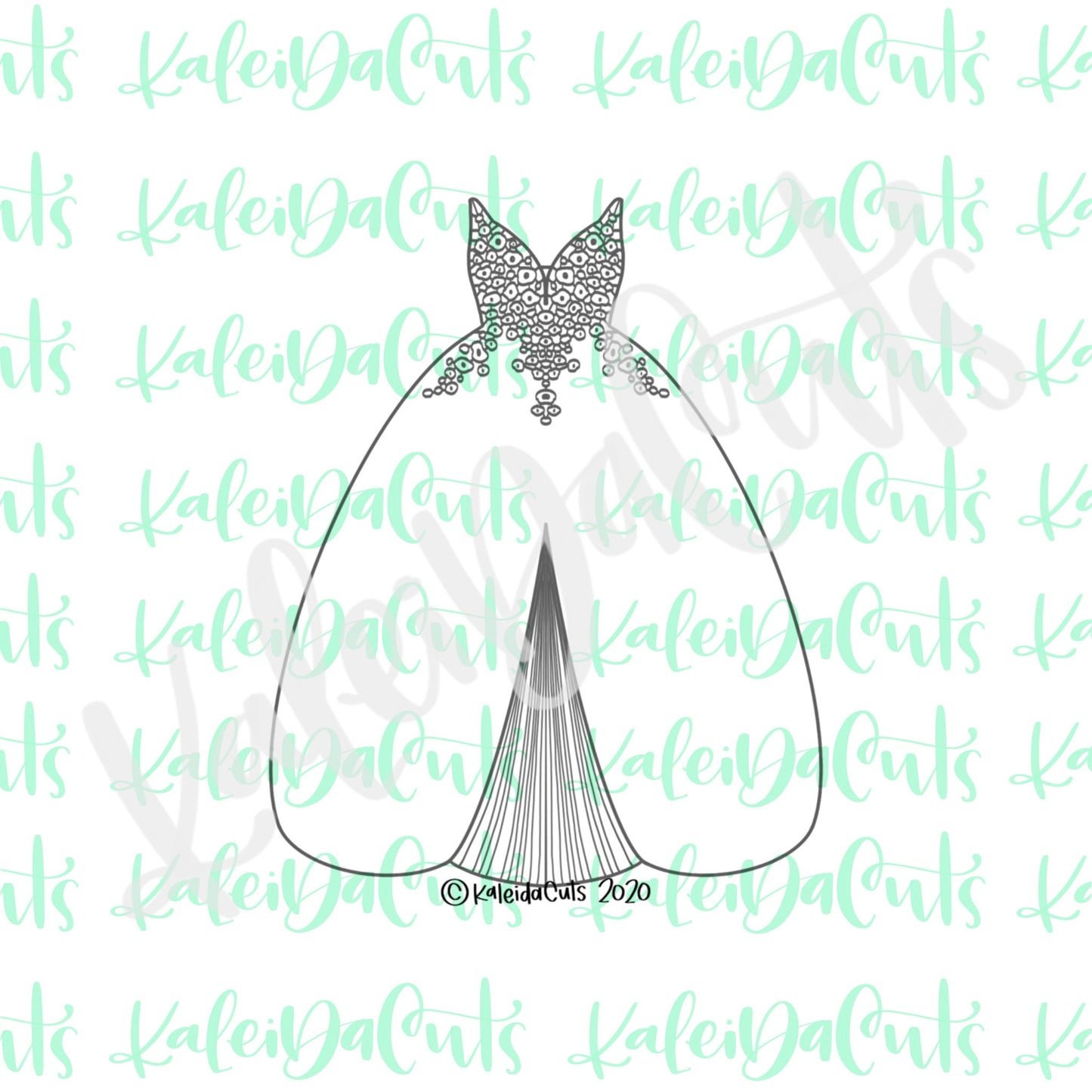 Wedding Gown 5 Cookie Cutter