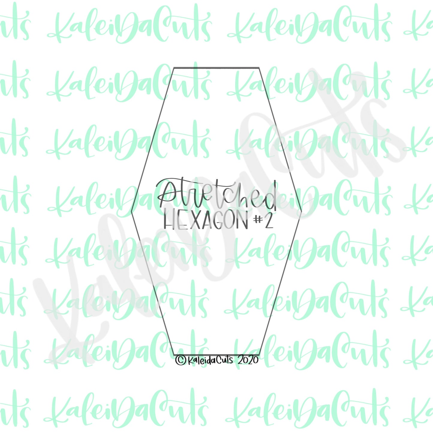 Stretched Hexagon 2 Cookie Cutter