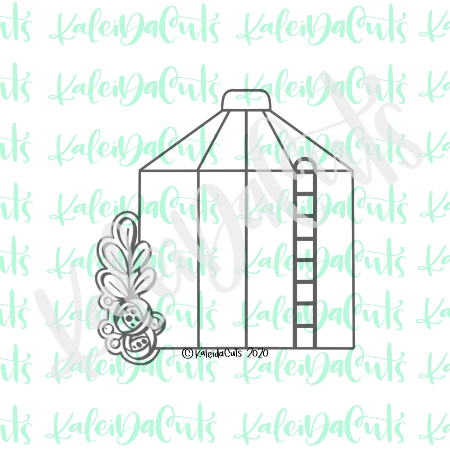 Floral Silo Cookie Cutter