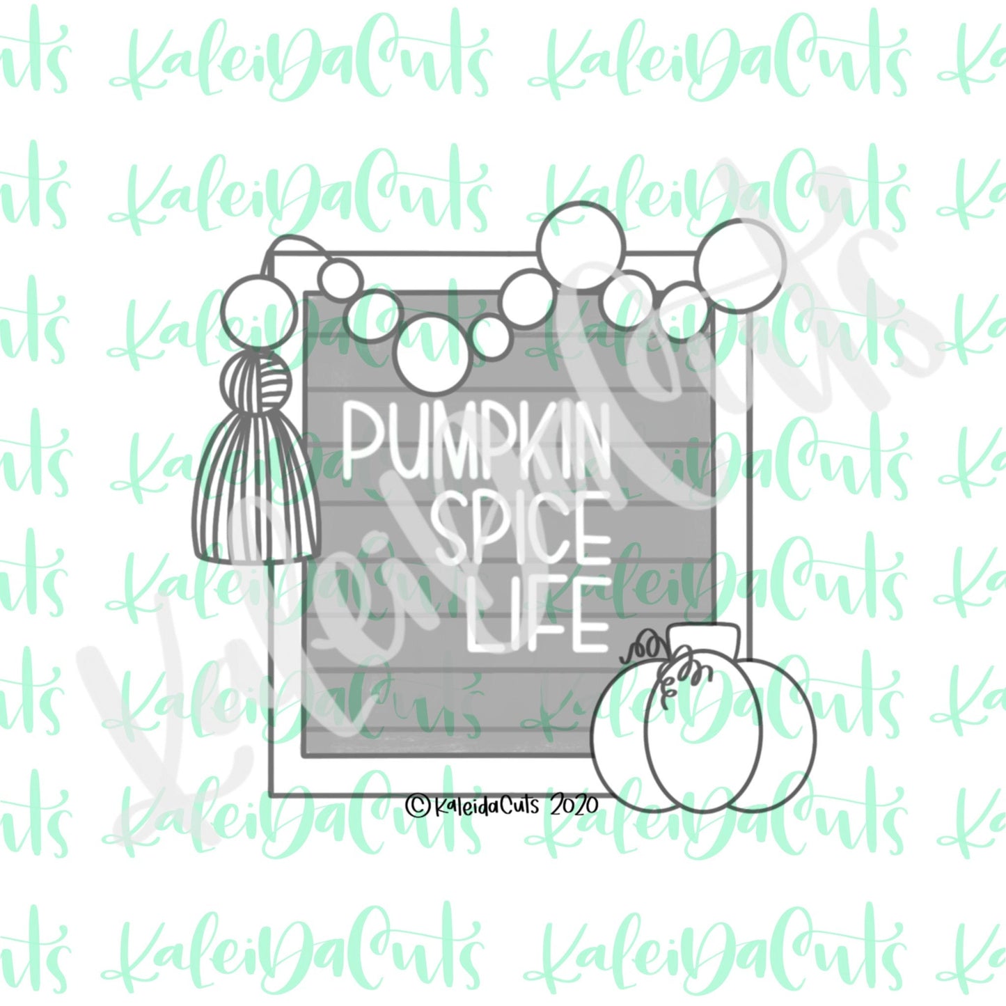 Fall Message Board Cookie Cutter