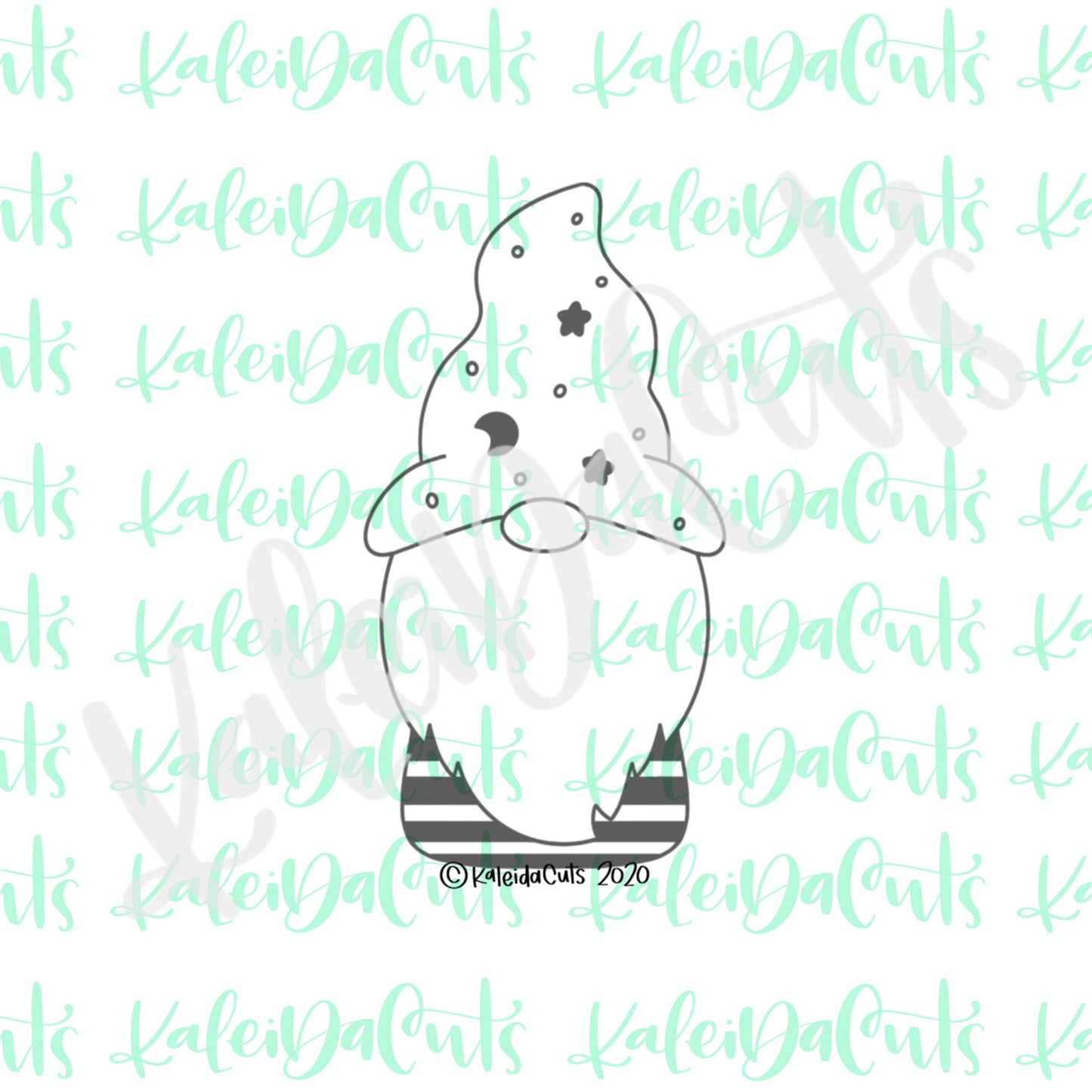 Tall Fall Gnome Cookie Cutter (cookie stick)