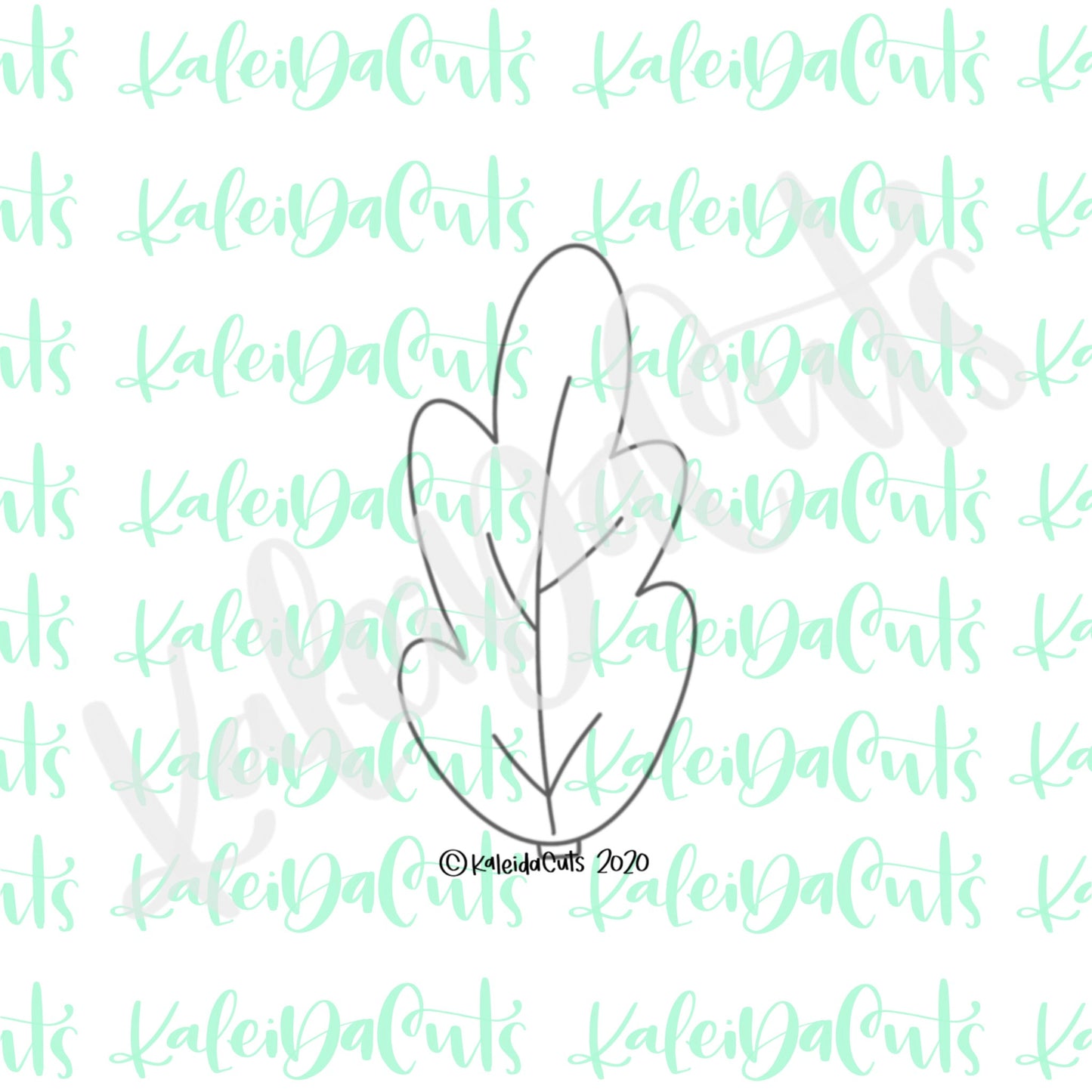 Tall Fall Leaf Cookie Cutter (cookie stick)