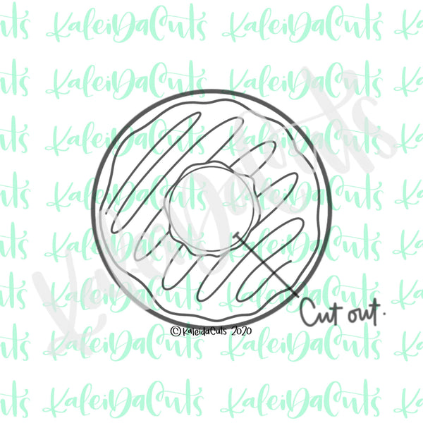 Donut Cutout Cookie Cutter KaleidaCuts