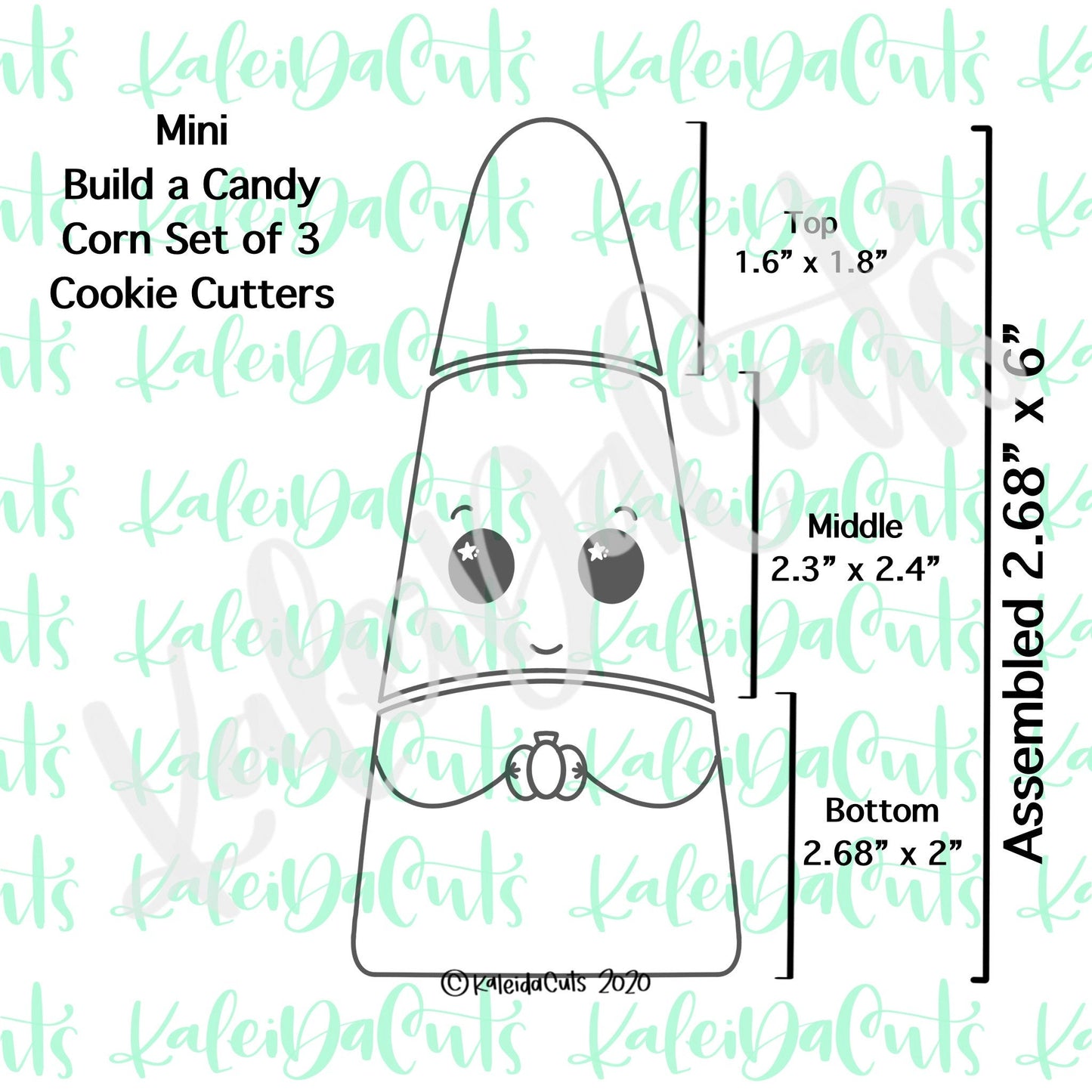 Build a Candy Corn Set - 3 Cookie Cutters