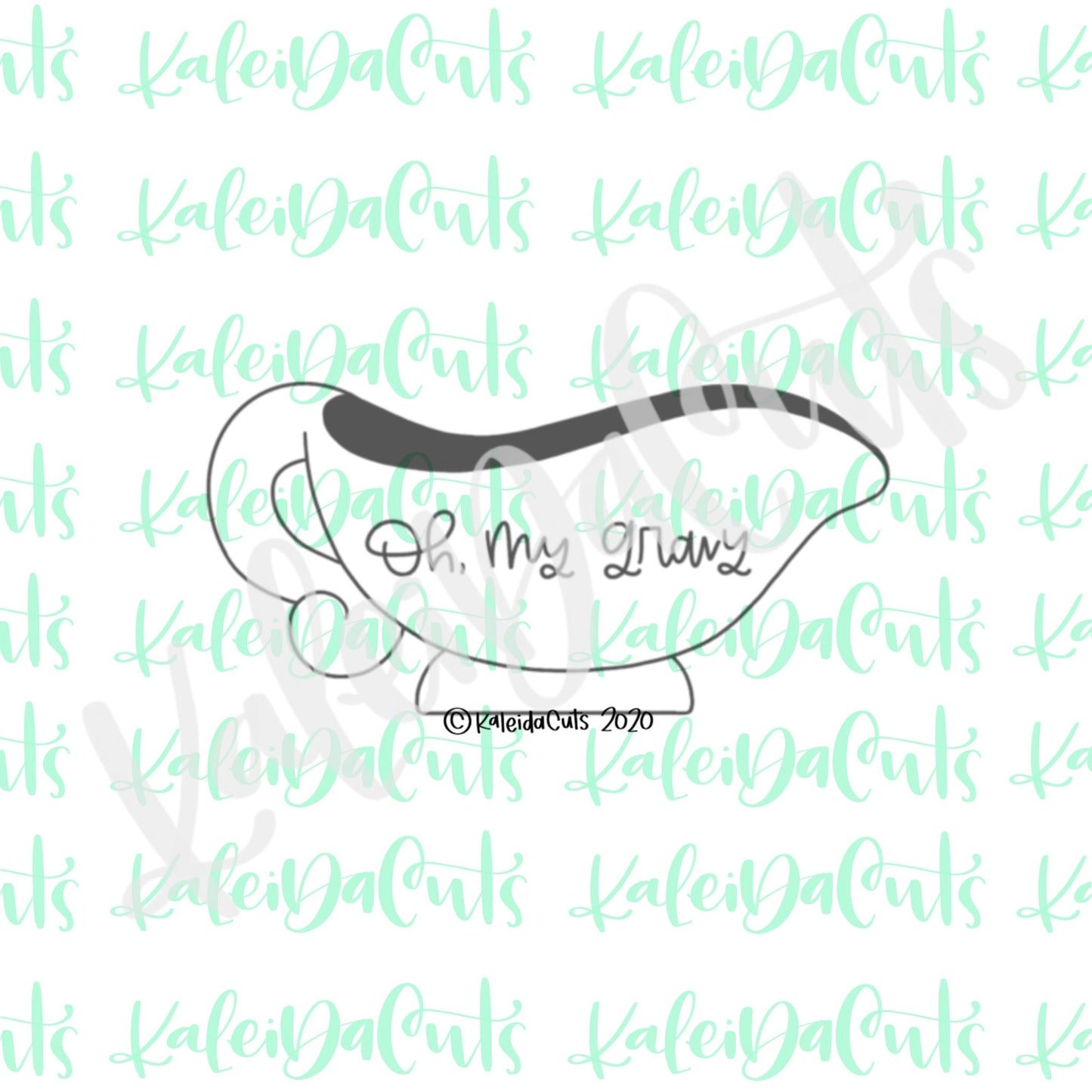 Tall Gravy Bowl 1 Cookie Cutter (cookie stick)