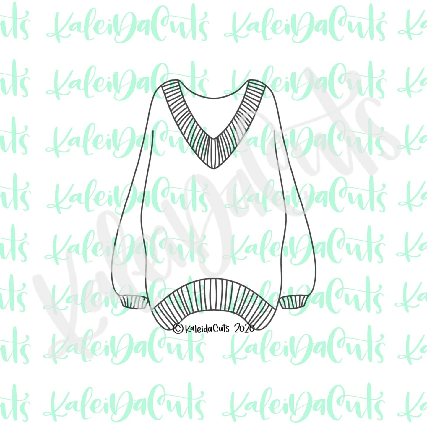 Slouchy Tunic Sweater Cookie Cutter