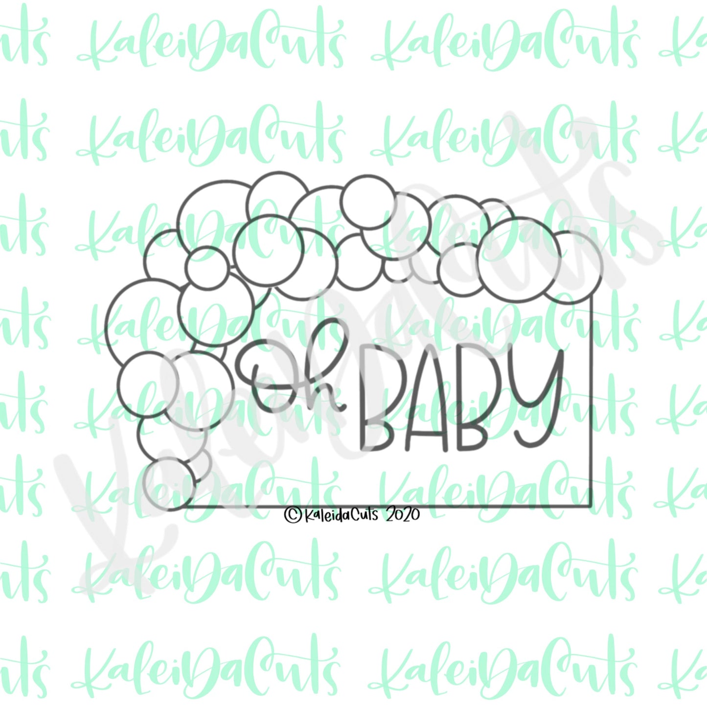 Balloon Wall Plaque Cookie Cutter