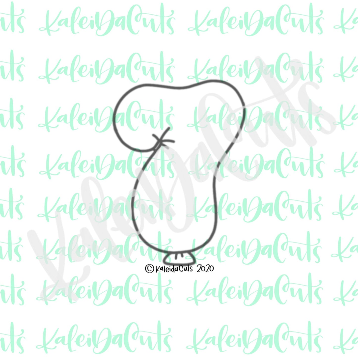 Balloon Number 7 Cookie Cutter