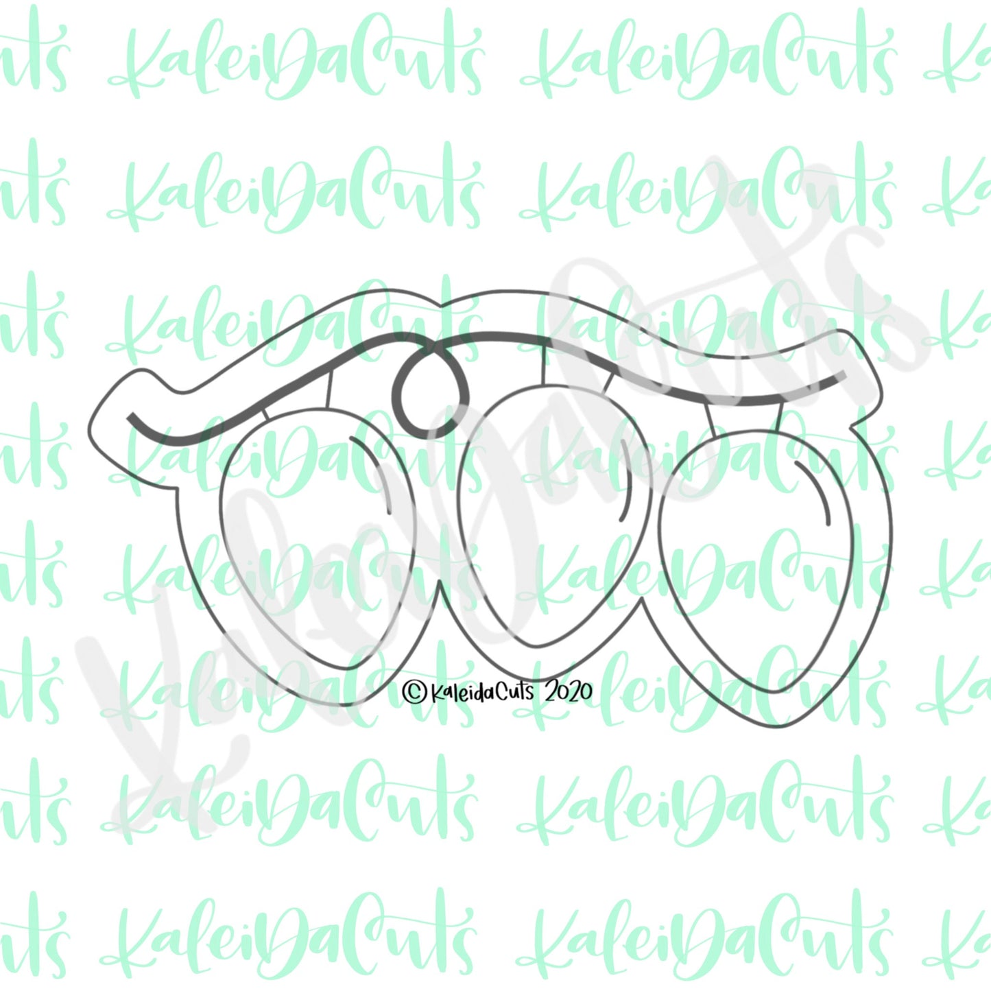 String of Lights Cookie Cutter