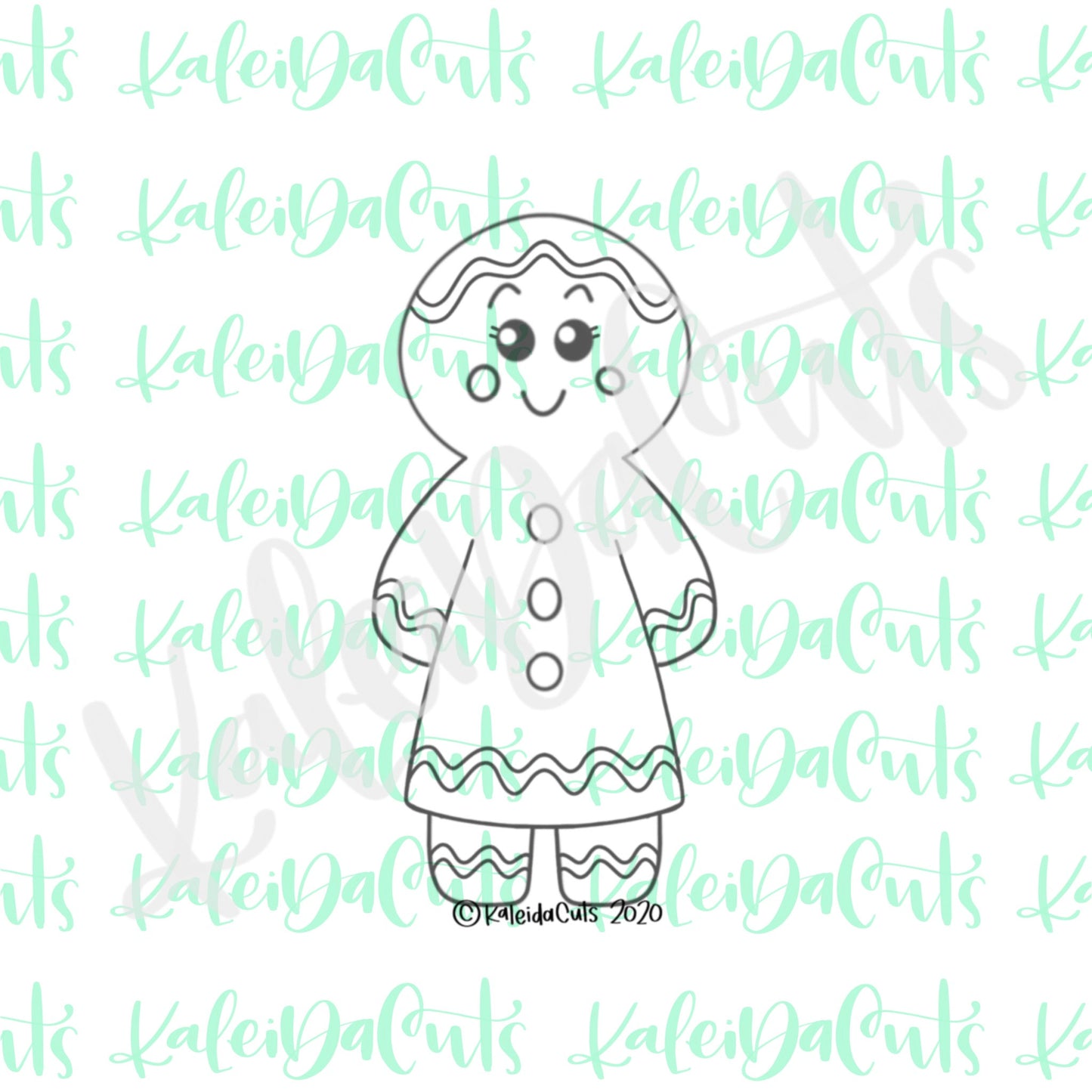 Tall Gingerwoman Cookie Cutter