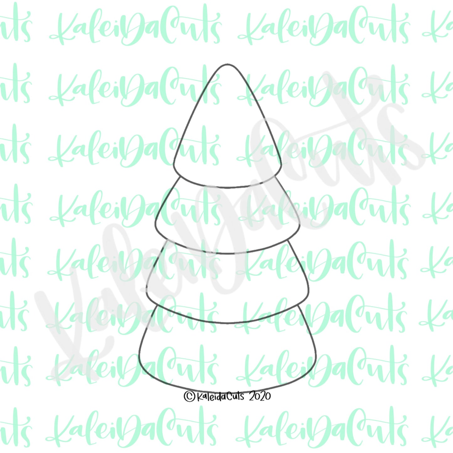 Minimalist Tree Cookie Cutter