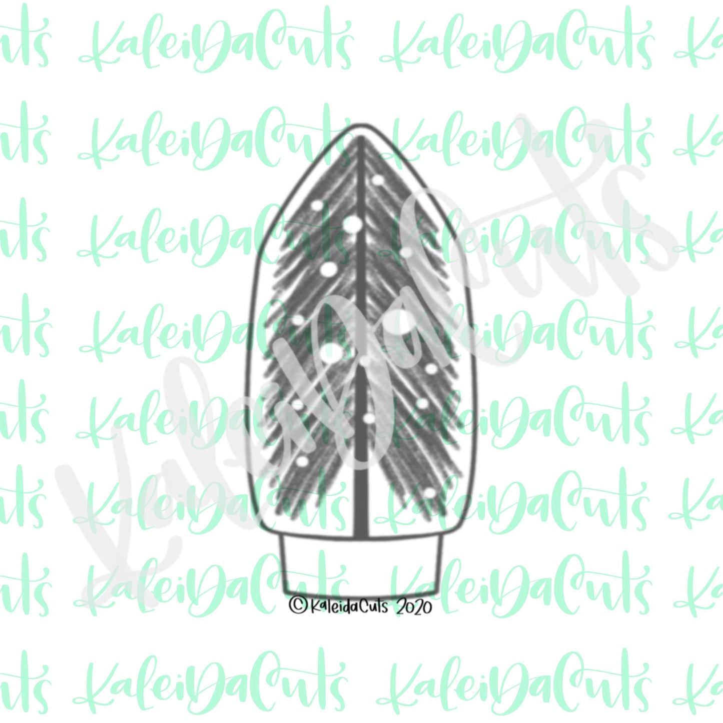 Tall Bottle Brush Cookie Cutter