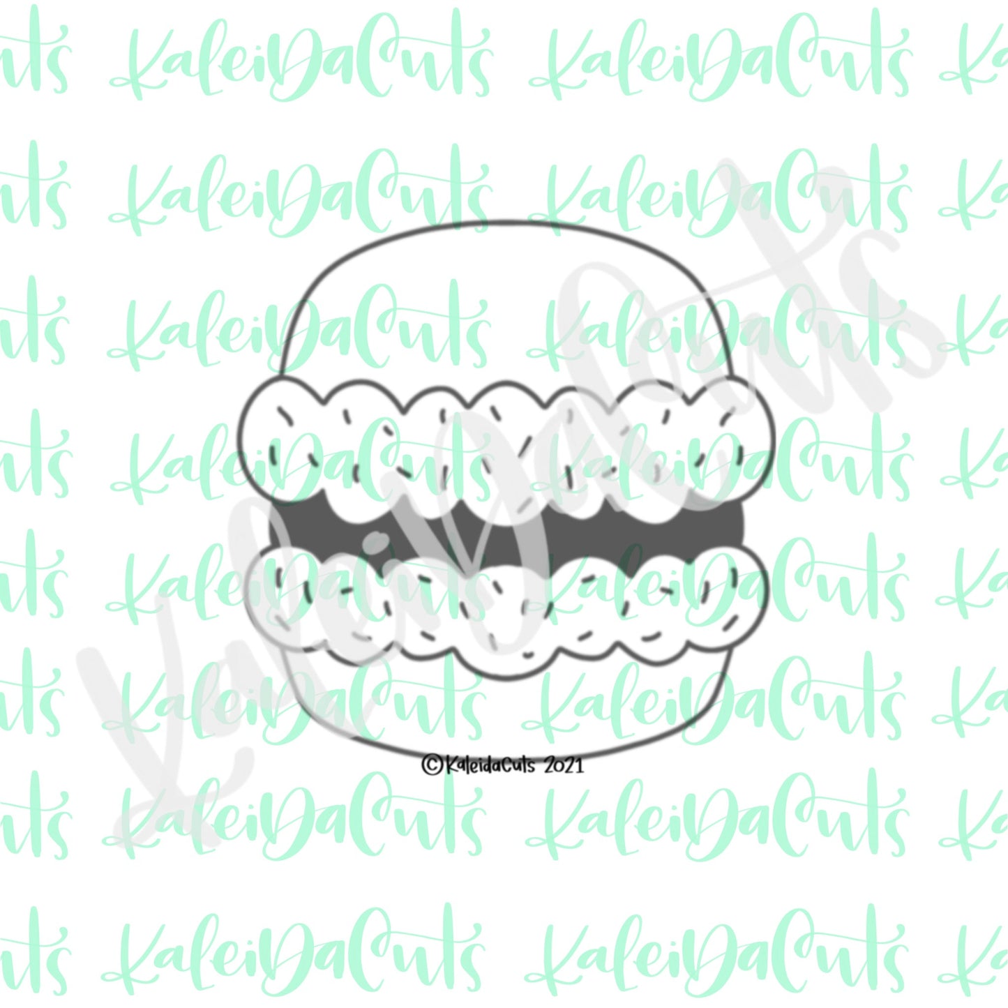 Sweet Macaron Cookie Cutter