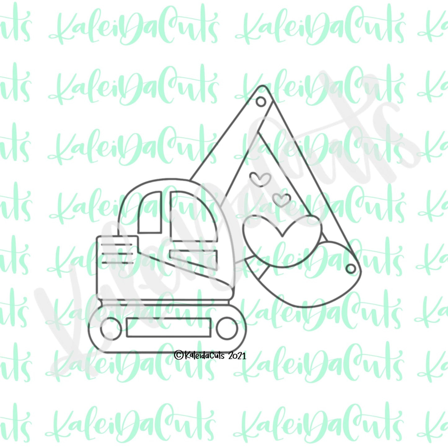 Excavator Cookie Cutter