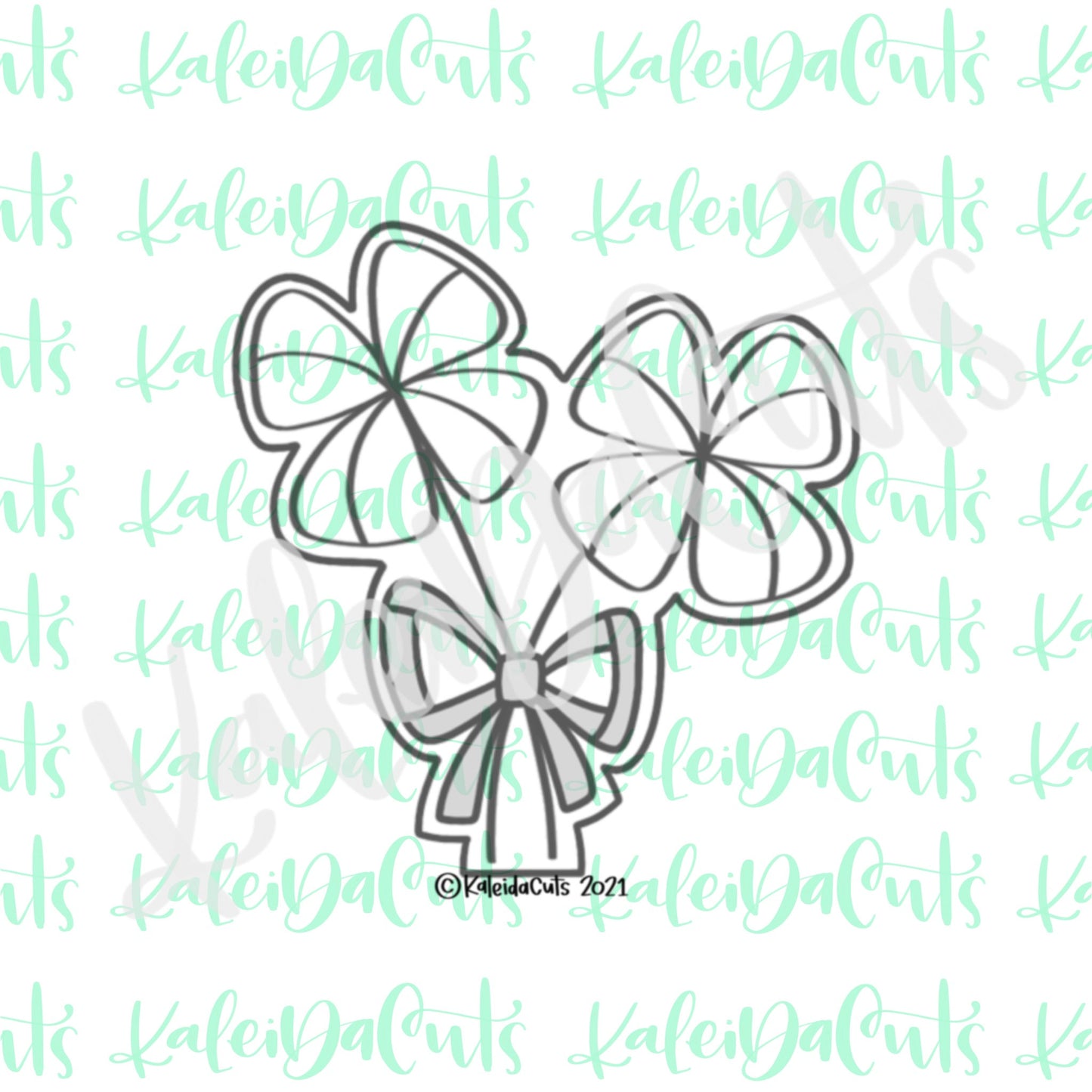 Lucky Clover Bouquet Cookie Cutter