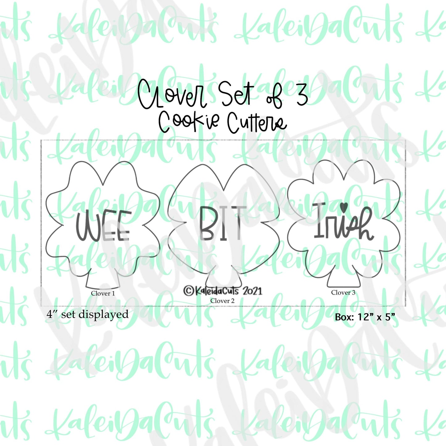 Clover Set of 3 Cookie Cutters