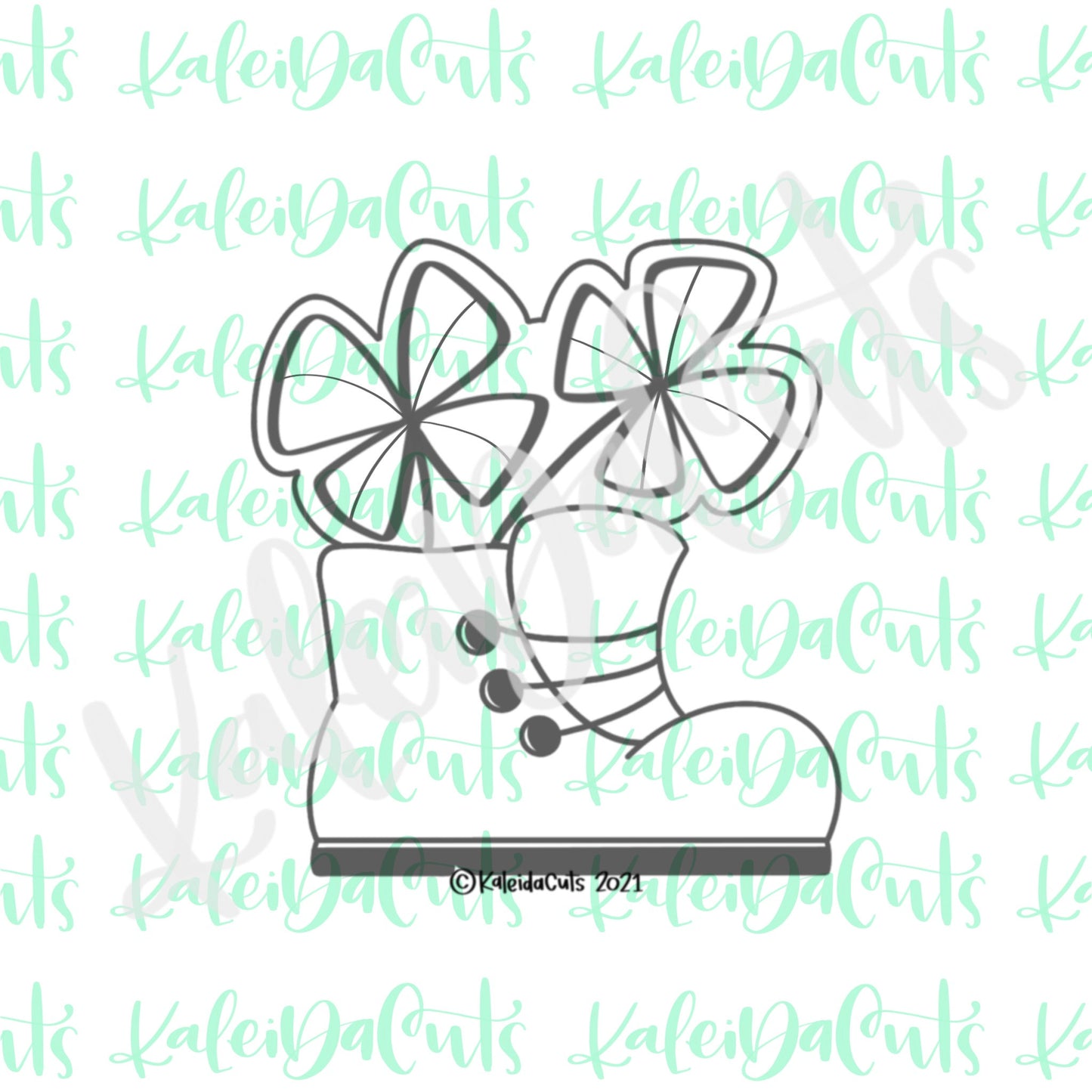 Leprechaun Boot Bouquet Cookie Cutter