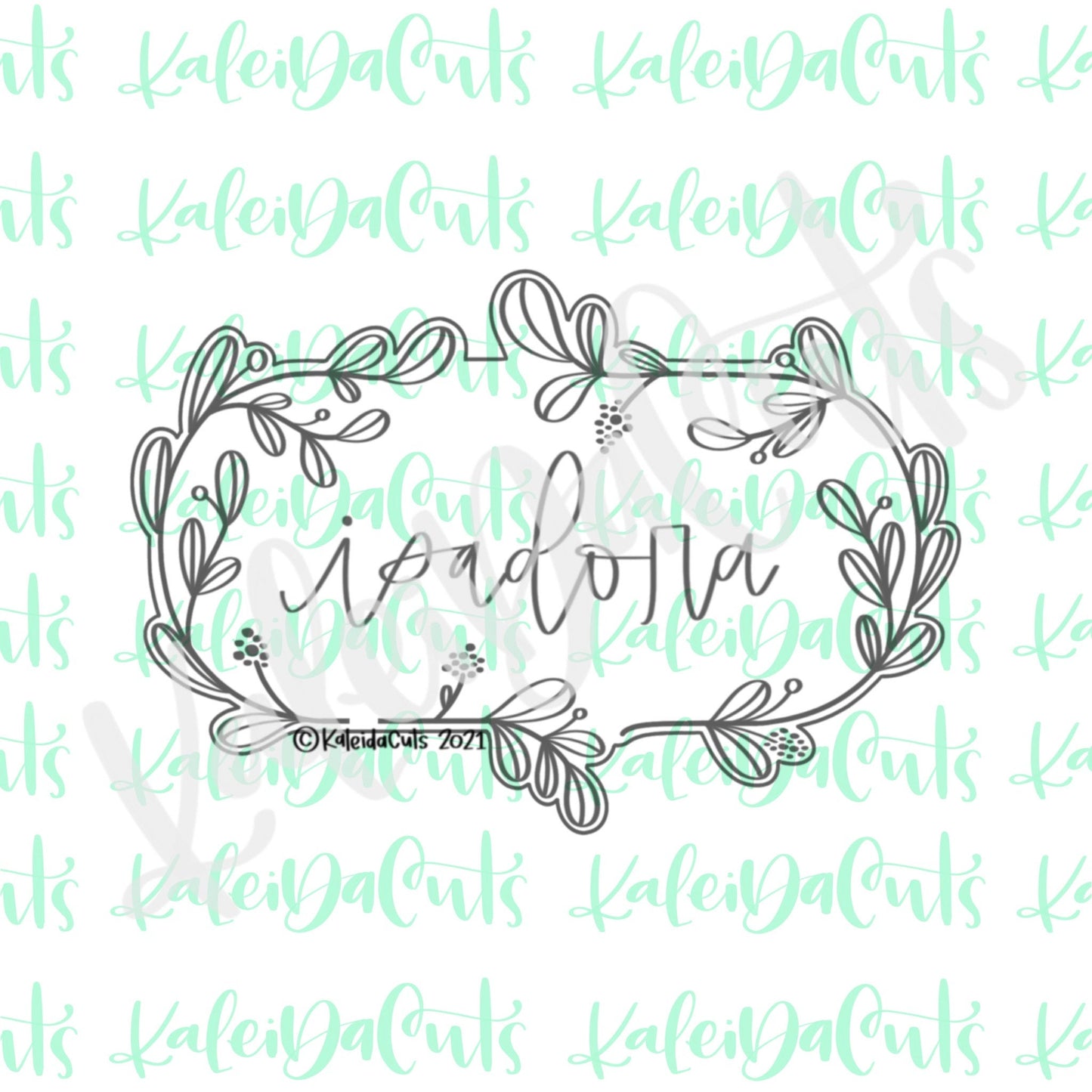 Isadora Plaque Cookie Cutter