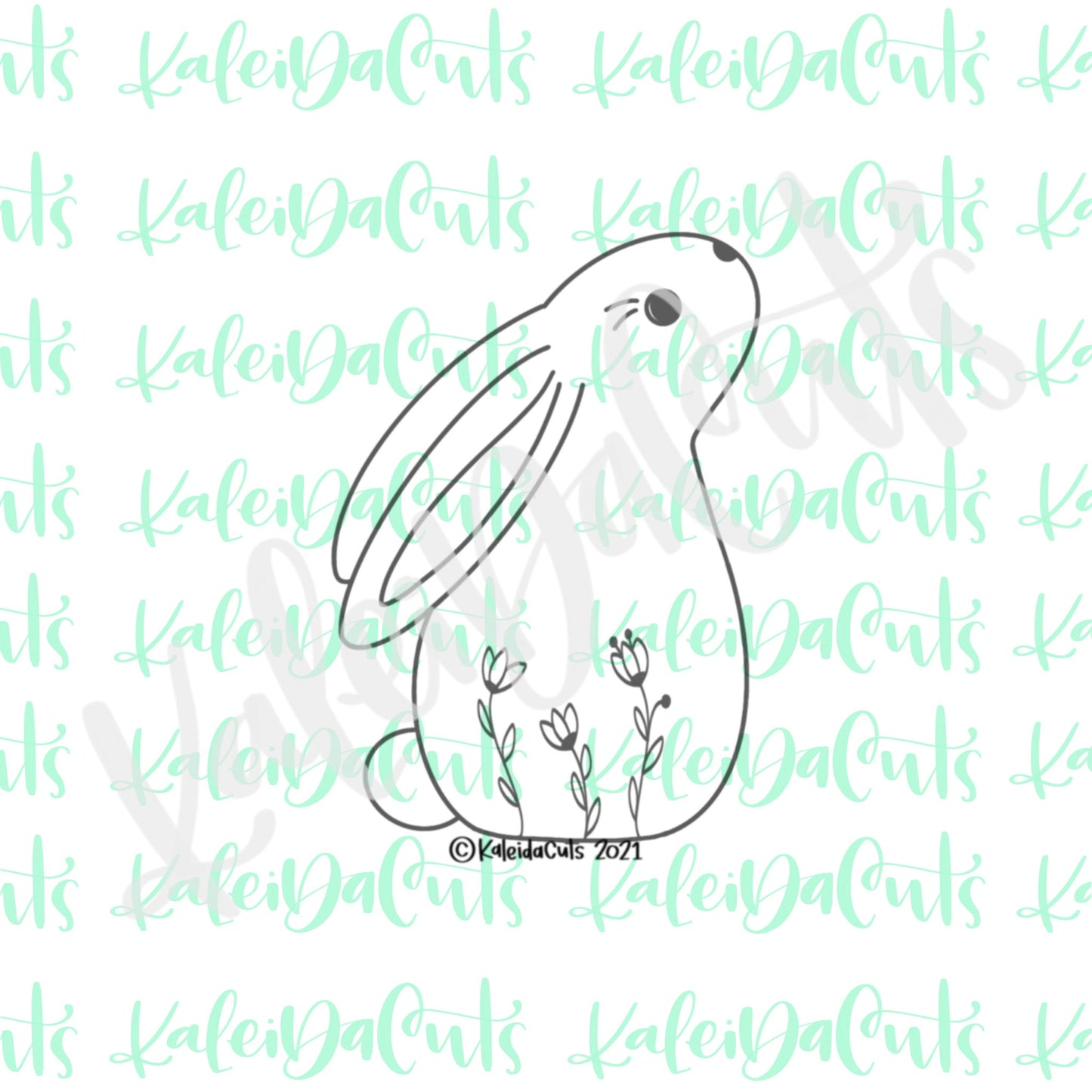 Folksy Bunny 1 Cookie Cutter