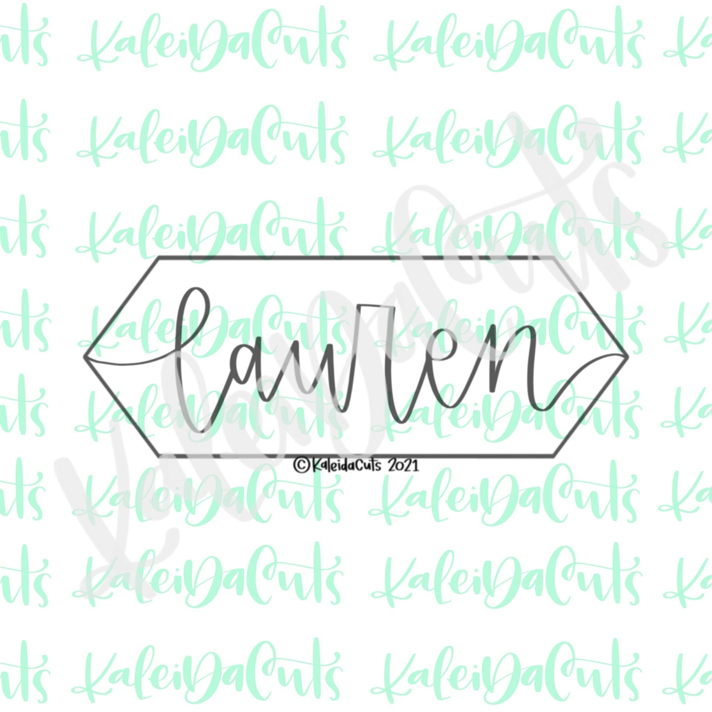 Lauren Plaque Cookie Cutter