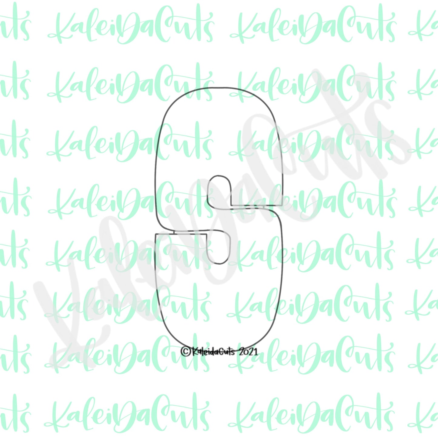 Tall Letter S Cookie Cutter