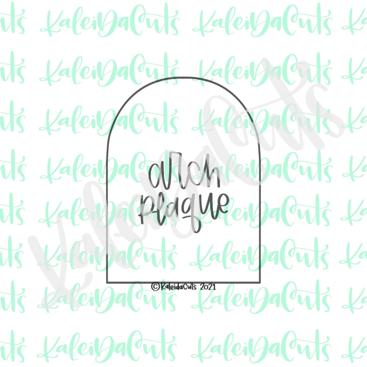 Arch Plaque Cookie Cutter