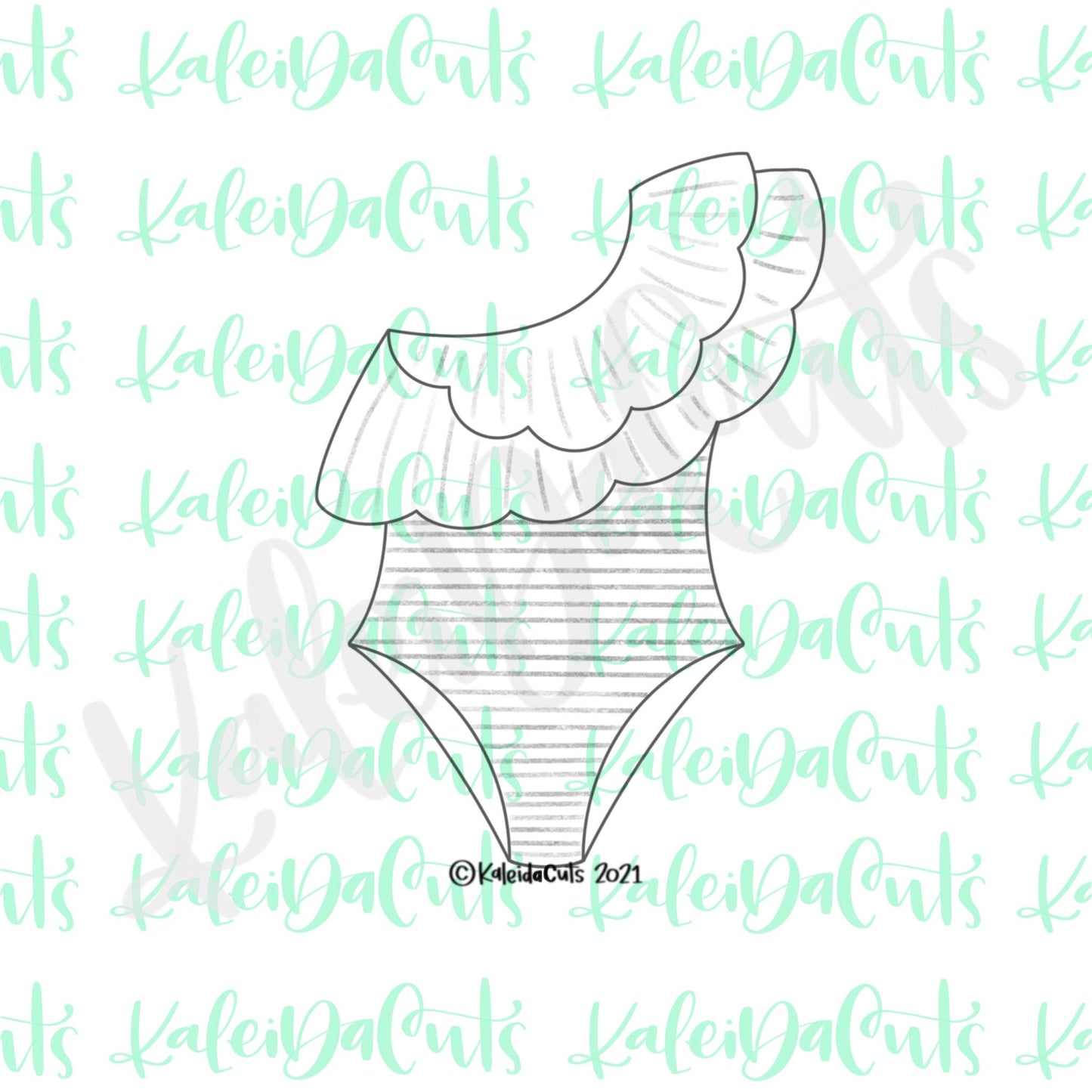 Ruffle Swimsuit Cookie Cutter