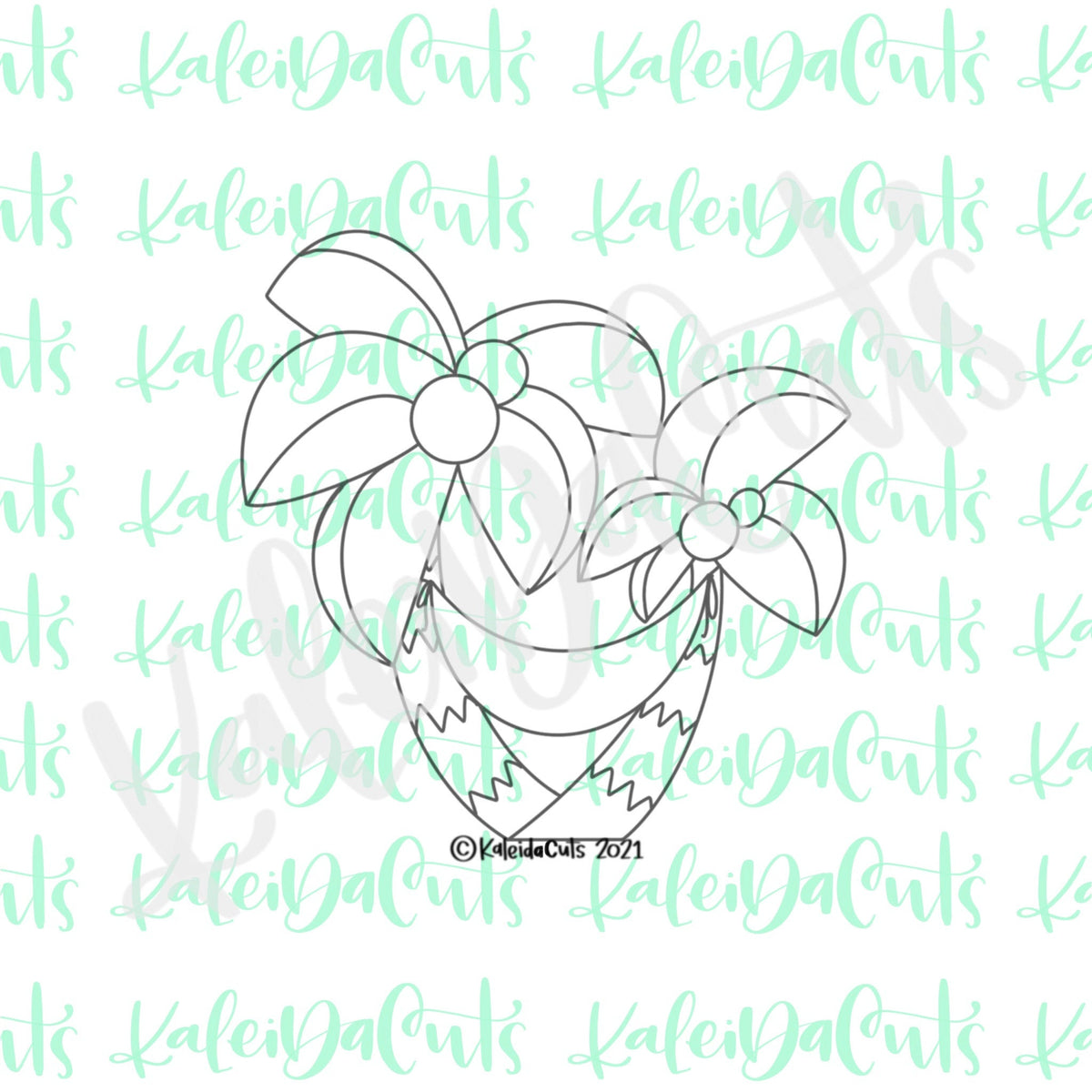 Double Palm Tree Cookie Cutter