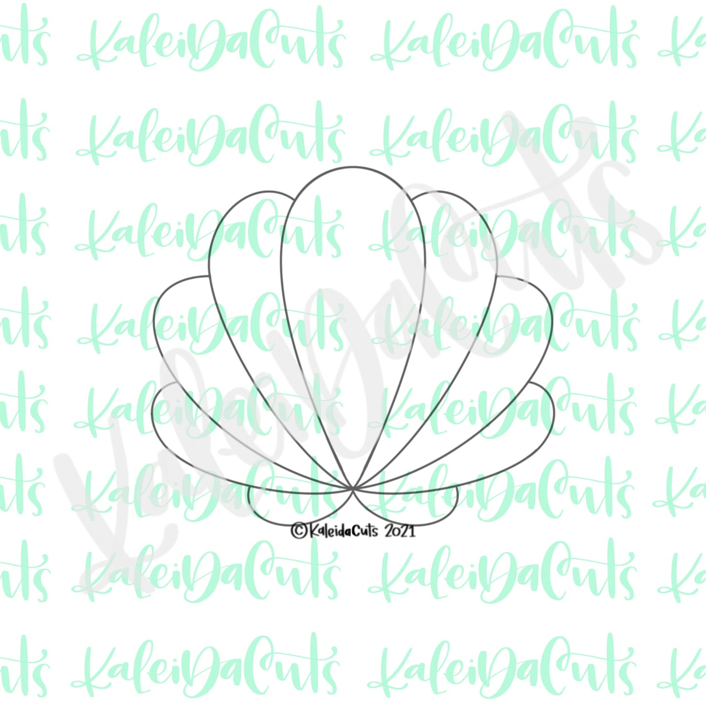 Mermaid Seashell Cookie Cutter