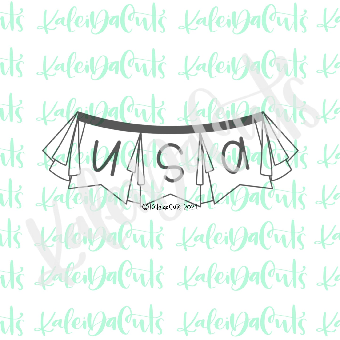 Tassel Bunting Cookie Cutter