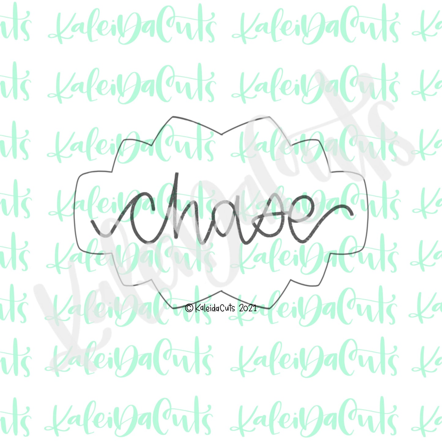 Chase Plaque Cookie Cutter