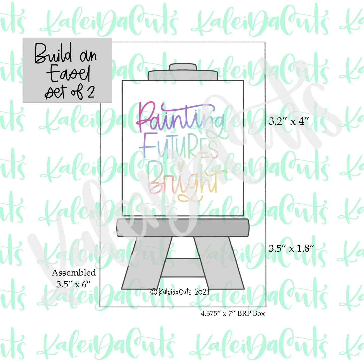 Build an Easel Set of 2 Cookie Cutters
