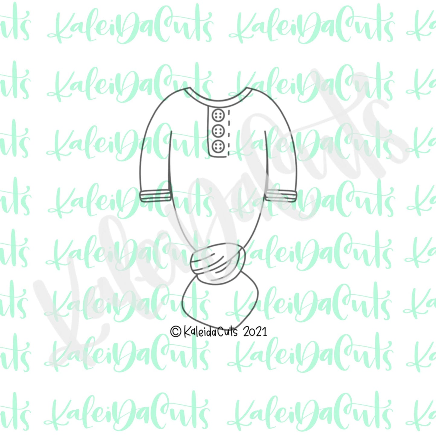 Knotted Sleeper Cookie Cutter