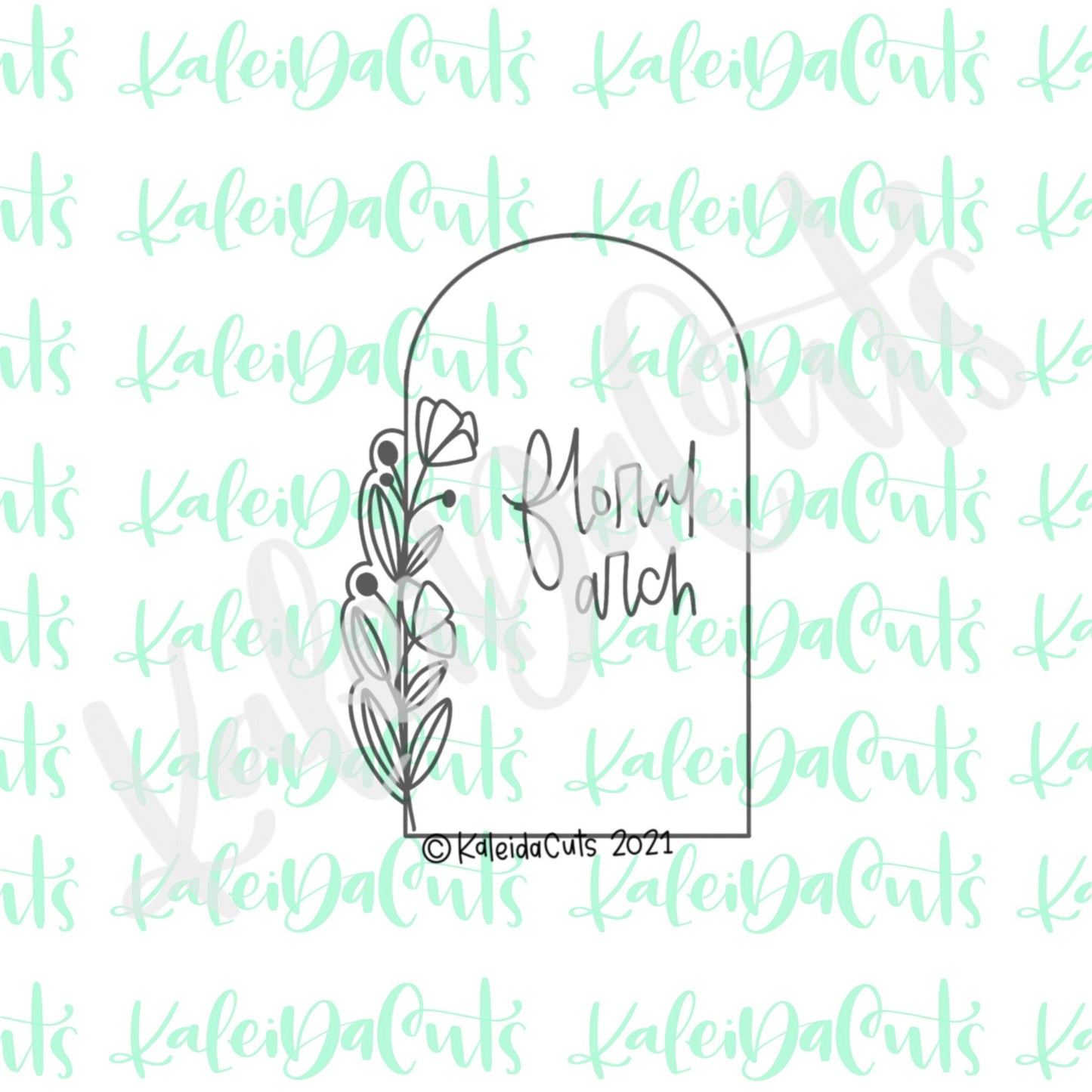 Floral Arch Cookie Cutter