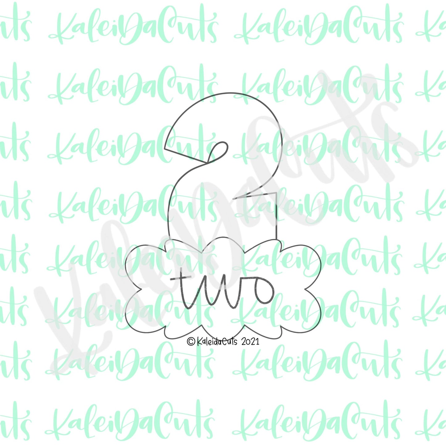 Nancy Number Two Cookie Cutter