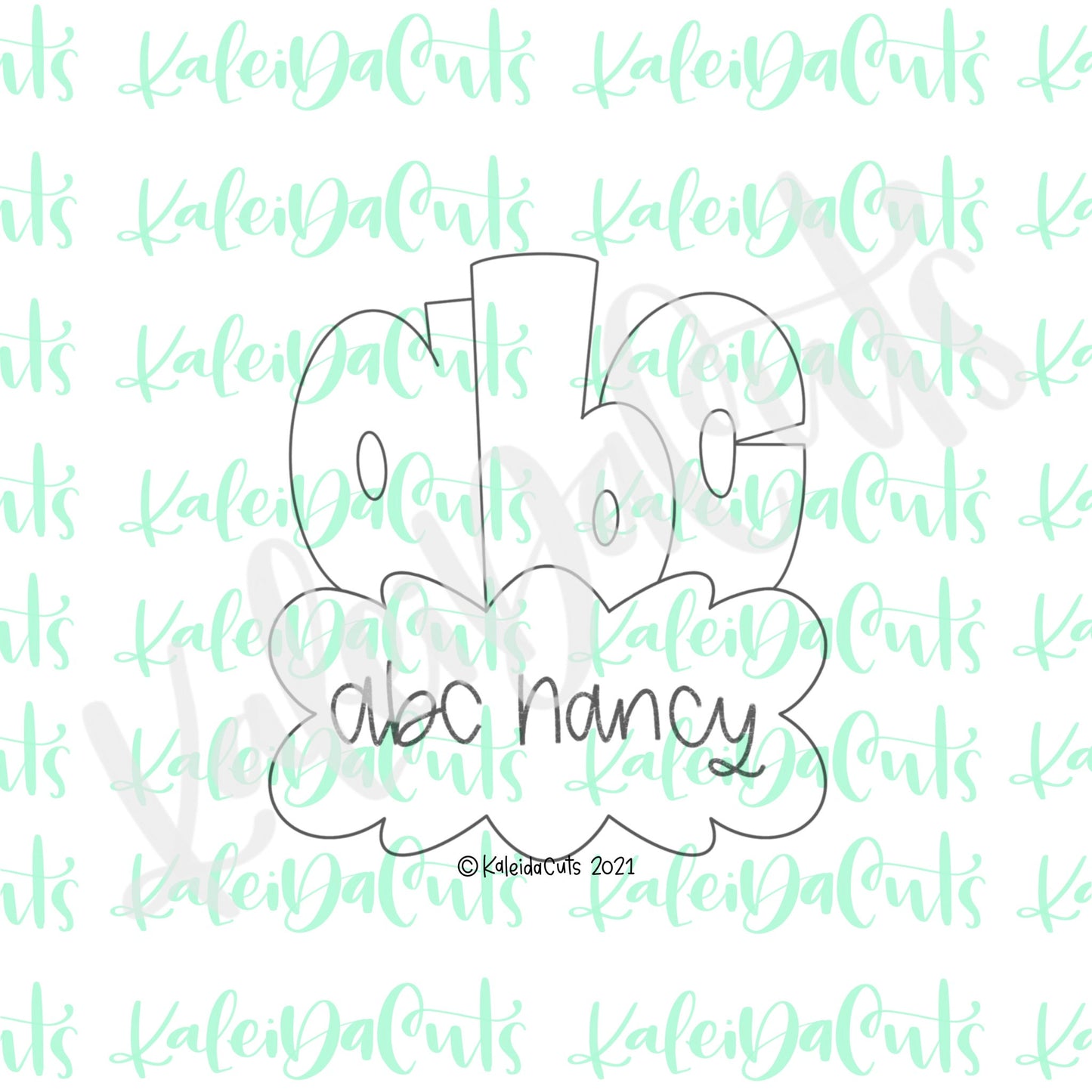 ABC Nancy Plaque Cookie Cutter