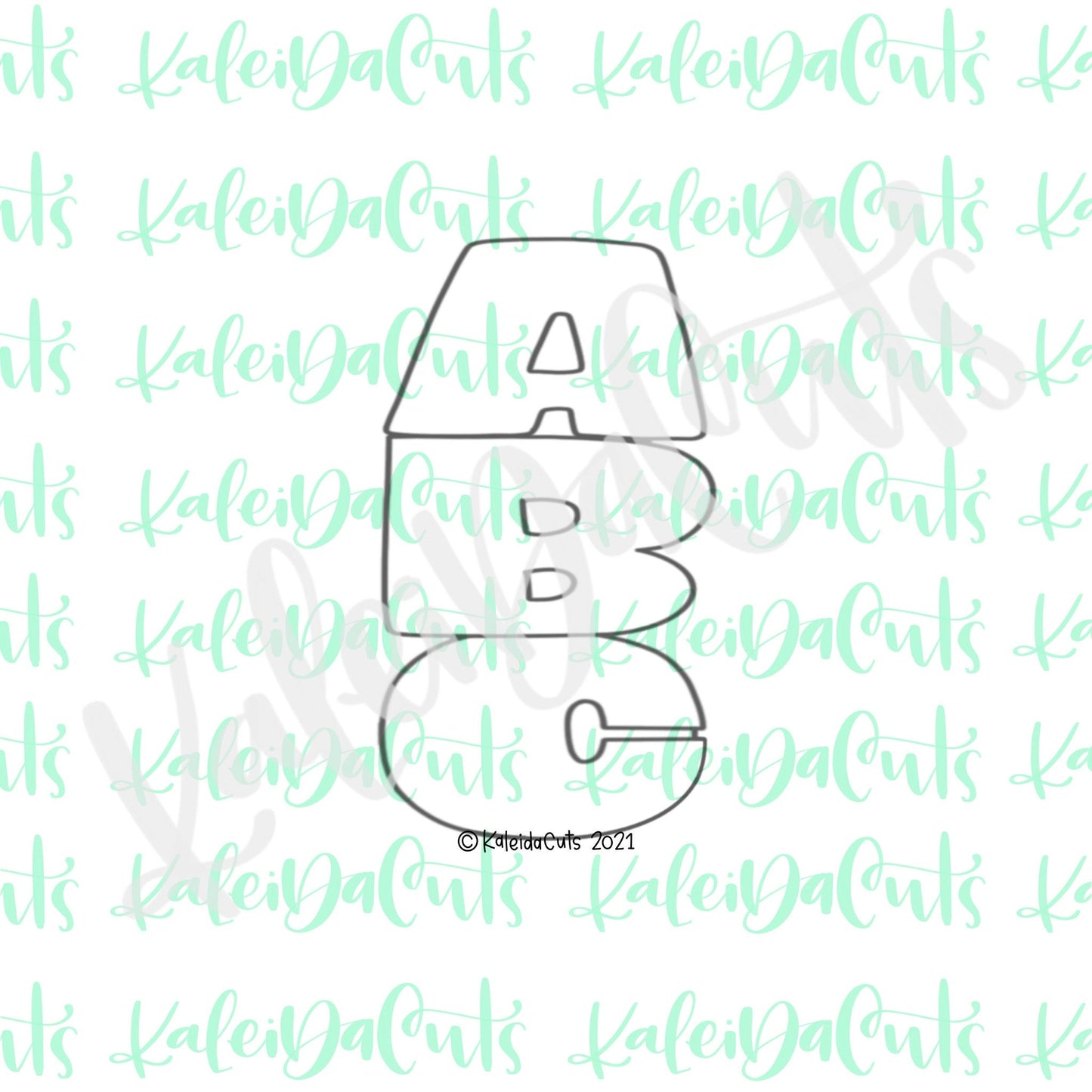 ABC Stick Cookie Cutter