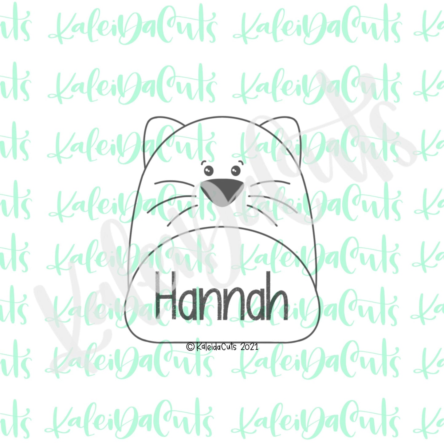 Cat Backpack Cookie Cutter