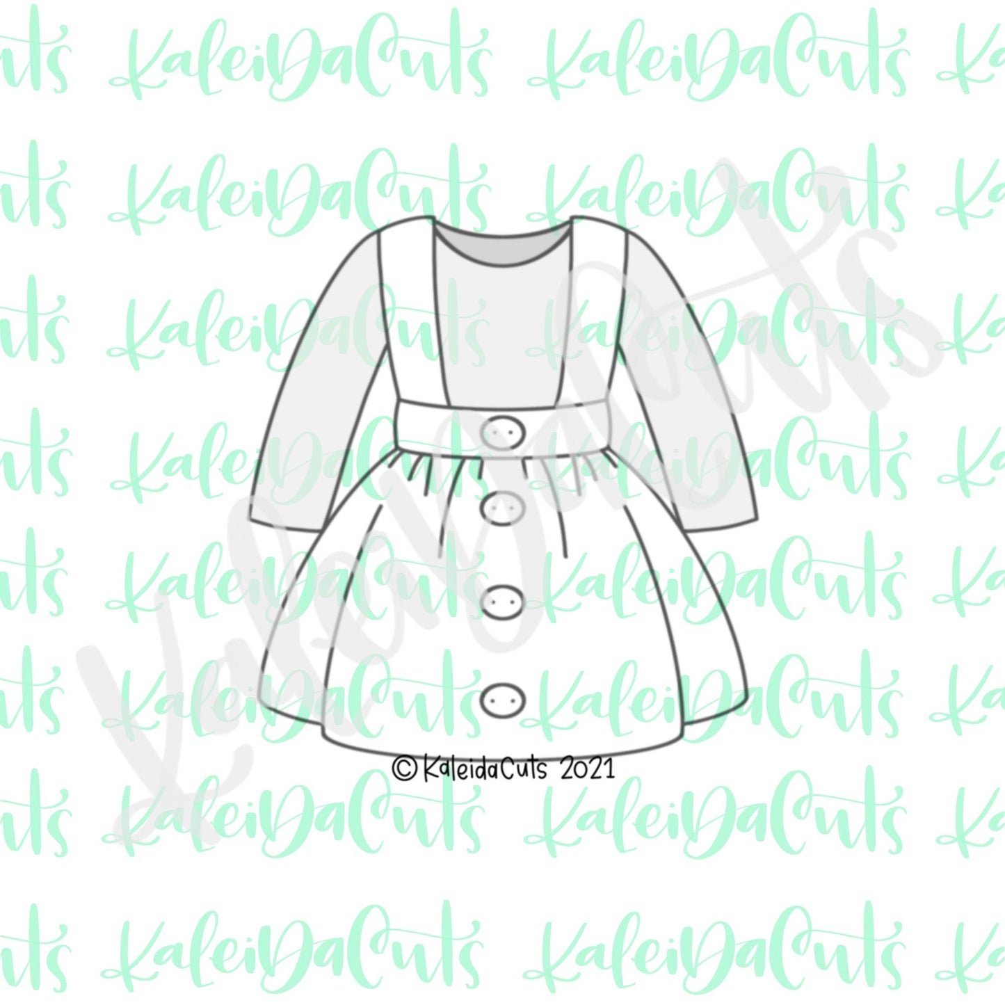 School Girl Uniform Cookie Cutter