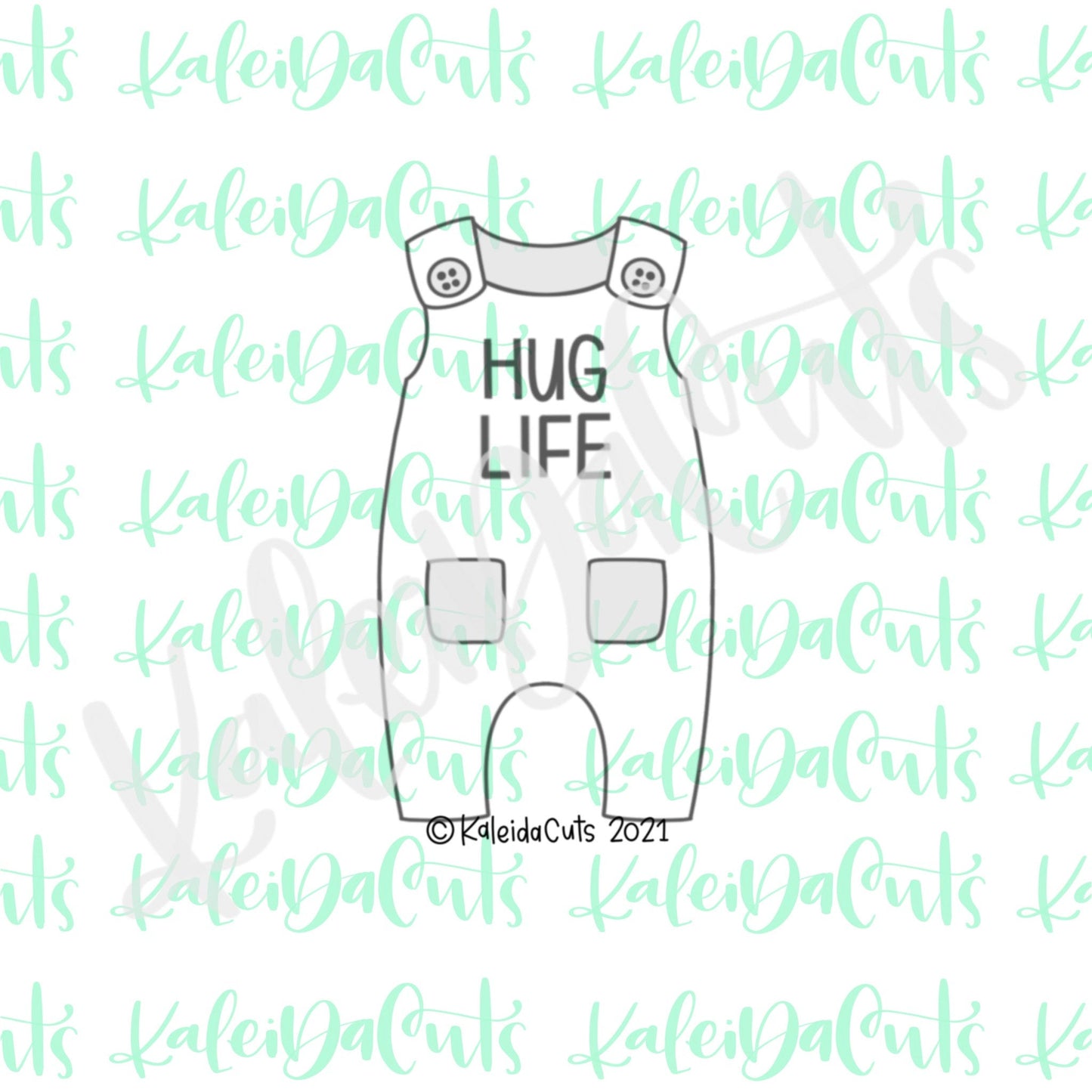 Sleeveless Wonky Romper Cookie Cutter